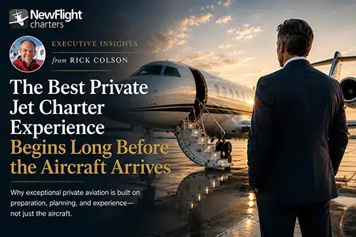 Rick Colson explains how planning creates the best Kansas City private jet charter experience before takeoff.